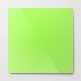 Monochrom green 170-255-85 Metal Print