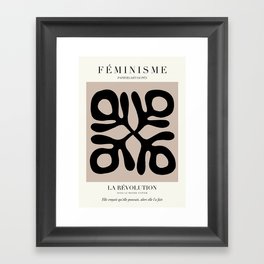 L'ART DU FÉMINISME X — Feminist Art — Matisse Exhibition Poster Framed Art Print