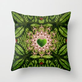 The love for mother earth Throw Pillow