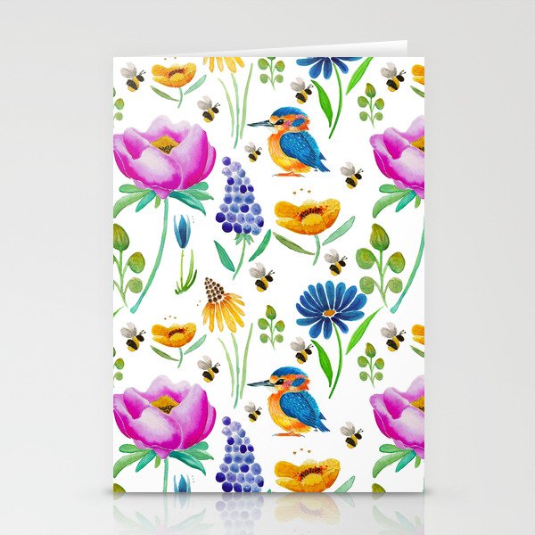 Flora & Fauna Watercolour Stationery Cards