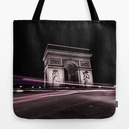 Home Goods reusable Shopping Bag Tote Paris Arc De Triomphe Large 