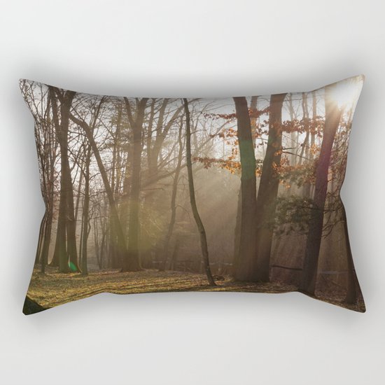 Sunlit Morning Rectangular Pillow