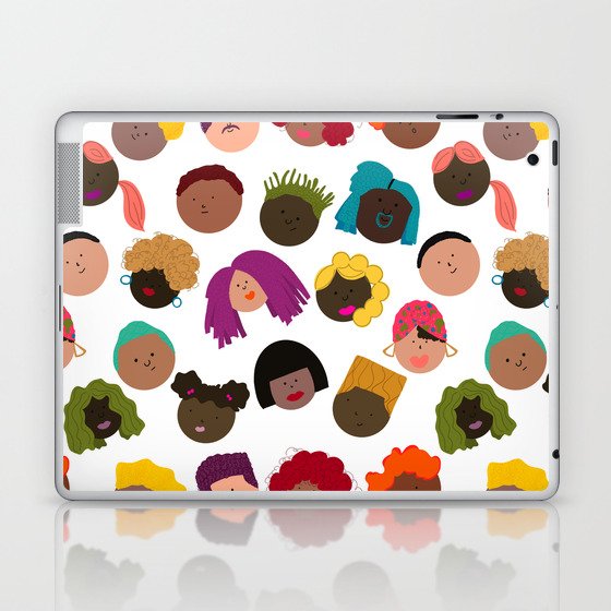 "Melanin Cuteness (The Boys and Girls)" Laptop & iPad Skin