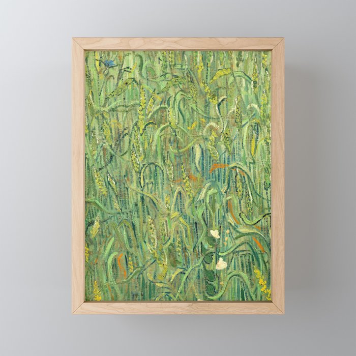Ears of Wheat, 1890 by Vincent van Gogh Framed Mini Art Print