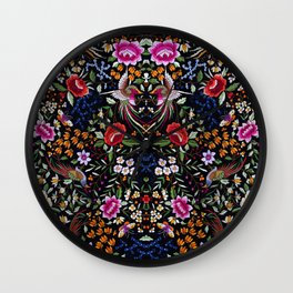 Manton, Spanish flamenco shawl detail Wall Clock