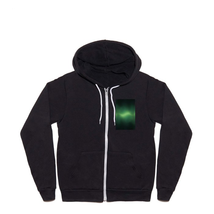 ACOUSTIC WAVES (GREEN) Full Zip Hoodie