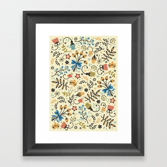 Floral Bloom Framed Art Print