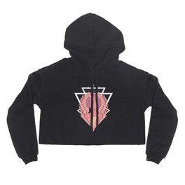Art Deco pink phoenix  Hoody