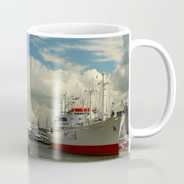 Elbharmonie With Harbor Scene Coffee Mug