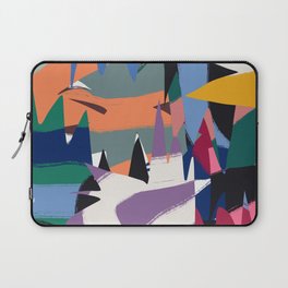 Geometric cut out and ribbons Laptop Sleeve