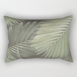 Tropical Leaves Rectangular Pillow