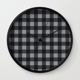 Flannel pattern 8 Wall Clock