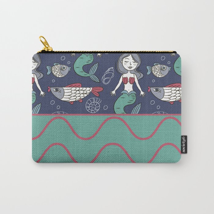 Mermaids Carry-All Pouch
