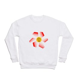 live in sunshine plant seeds of happiness and prosperity today Crewneck Sweatshirt