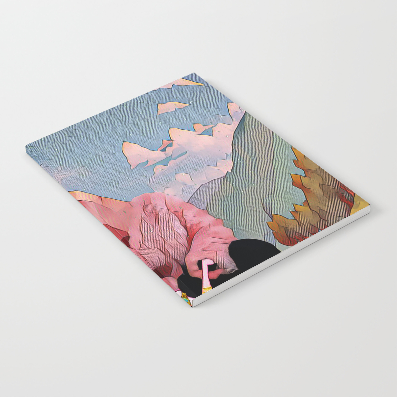 Unicorn With The Fur Coat Notebook By Jblittlemonsters Society6