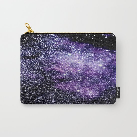 Galaxy Stars Violet Blue Carry-All Pouch