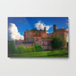 Dalhousie Castle of Scotland Metal Print
