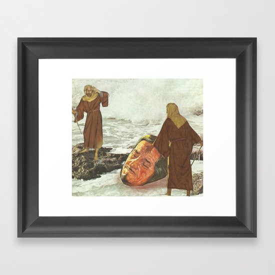 Black Hole Framed Art Print