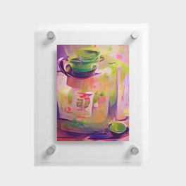 Green Tea Floating Acrylic Print