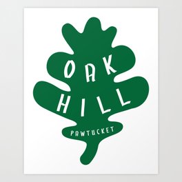Oak Hill, Pawtucket (RI) Art Print