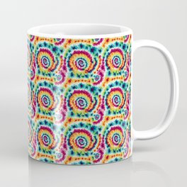 Watercolor Swirl Spiral Tie Dye  Coffee Mug