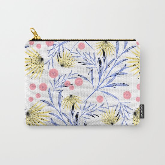 Abstract floral pattern. Carry-All Pouch