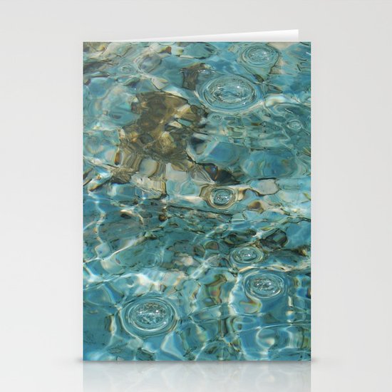 Water texture for iPhone Stationery Cards