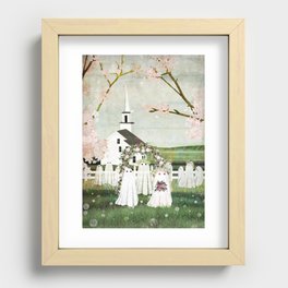 Ghost Wedding Recessed Framed Print