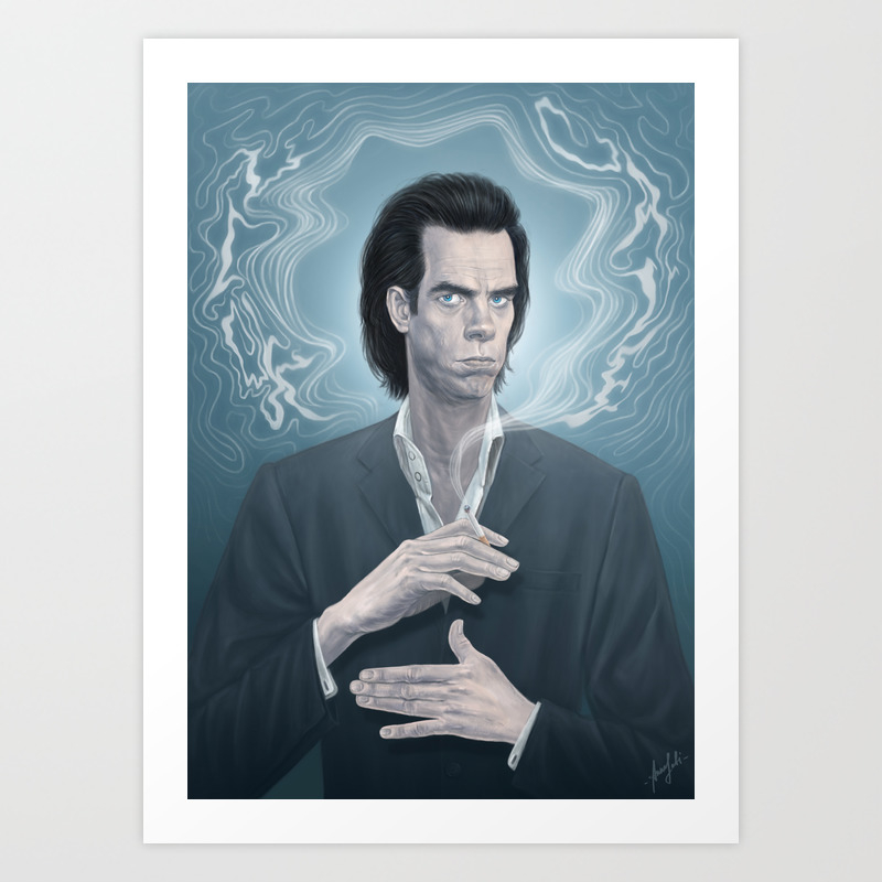 Nick Cave Art Print By Annaorca Society6