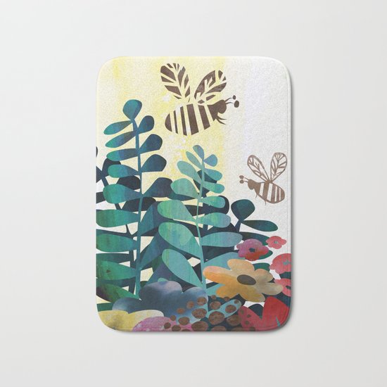 Busy Bees Bath Mat