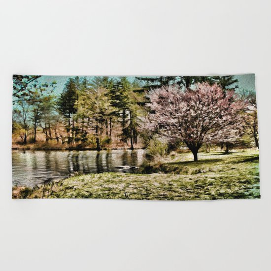 Spring Time In New England Beach Towel