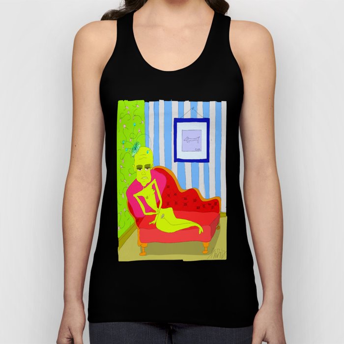 "Stealing Matisse" (Picasso Watching) Tank Top