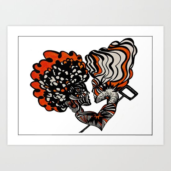 You and Me Art Print