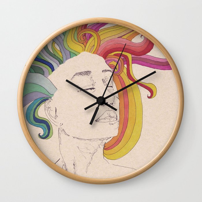 Open Minded Wall Clock