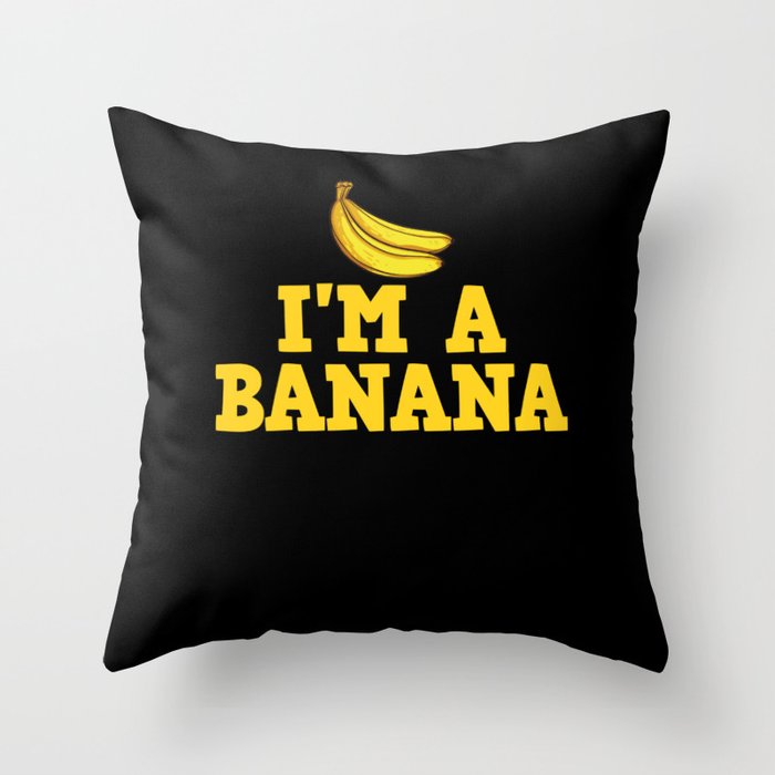 Banana Tree Leaf Plant Fresh Throw Pillow