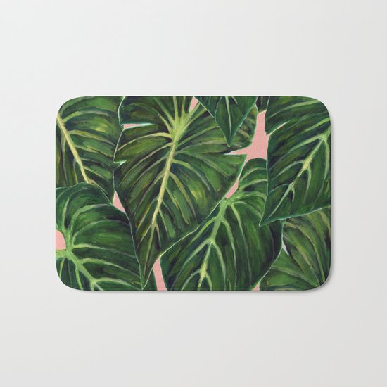 Tropical II Coral Bath Mat