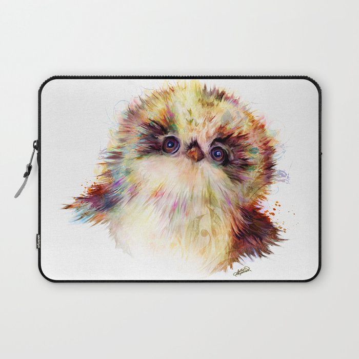 Baby Owl ~ Owlet Painting Laptop Sleeve