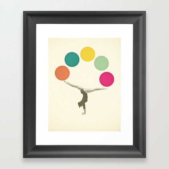 Gymnastics II Framed Art Print