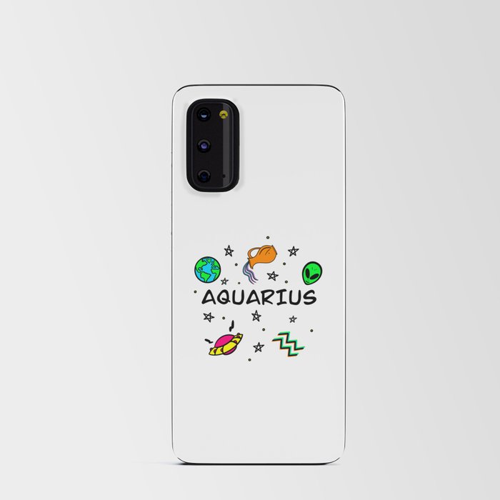 Aquarius Doodles Android Card Case