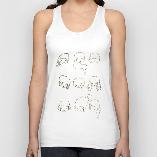 today's face Unisex Tank Top