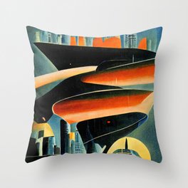 World of Tomorrow Throw Pillow