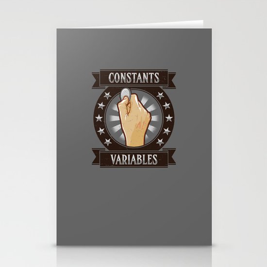 Constants & Variable Stationery Cards