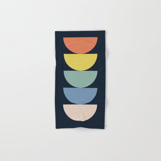 Abstract Flower Palettes Hand & Bath Towel
