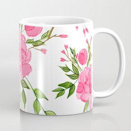 Pink Peonies Coffee Mug