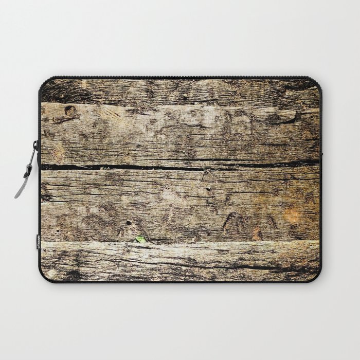 Old rustic Wood Texture  Laptop Sleeve