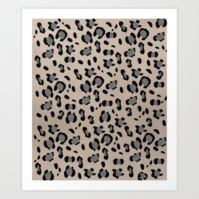 Leopard Animal Print Glam #15 #pattern #decor #art #society6 Art Print