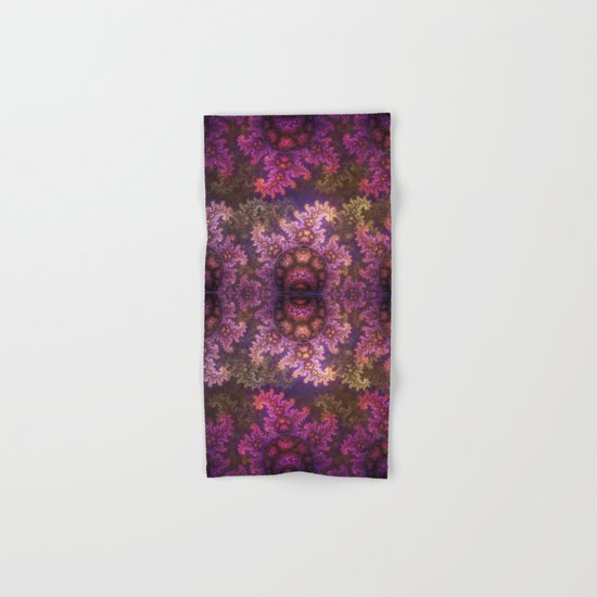 Dragon spirals ans Spheres in autumn colors Hand & Bath Towel