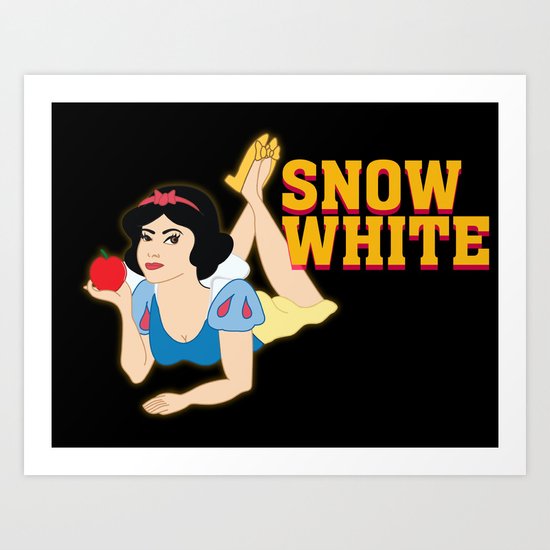 Snow Fiction Art Print