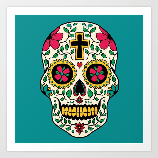 Skull Tattoo Art Print