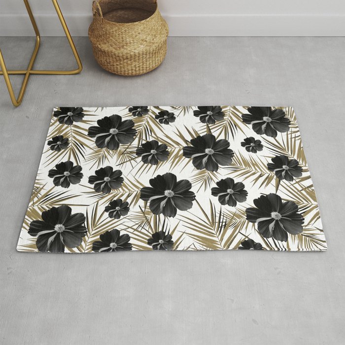 Wallpaper Tropical Diamond Flowers 1 Chic Floral Palms Decor Art For Android Free